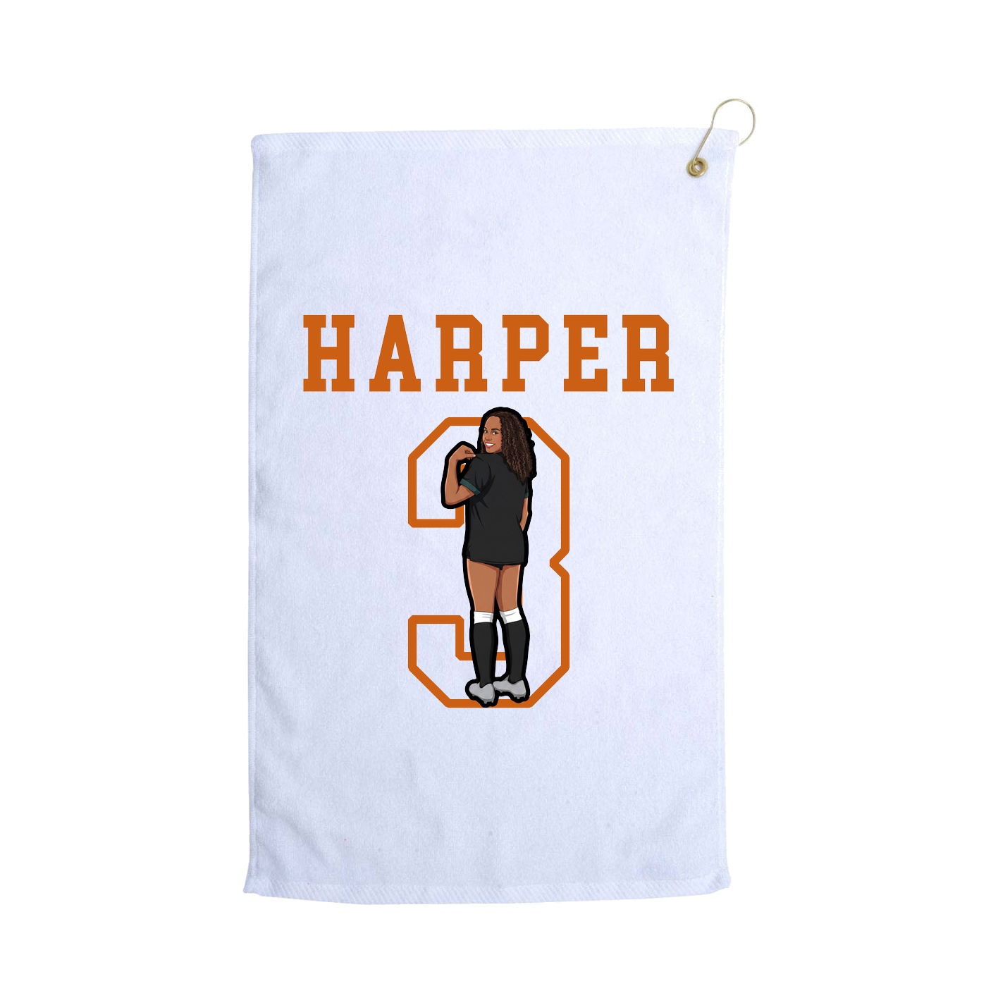 Golf Towel — Shirsey in White
