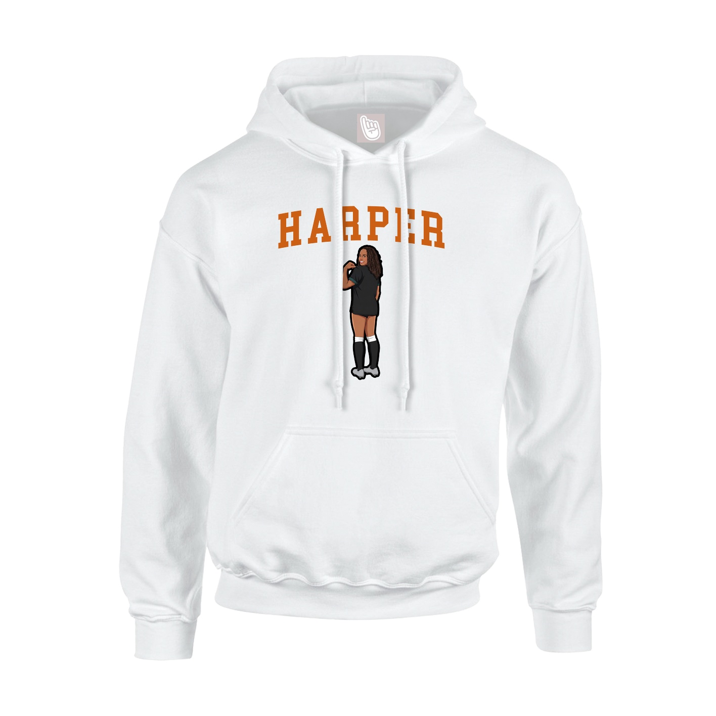 Hoodie — Shirsey in White