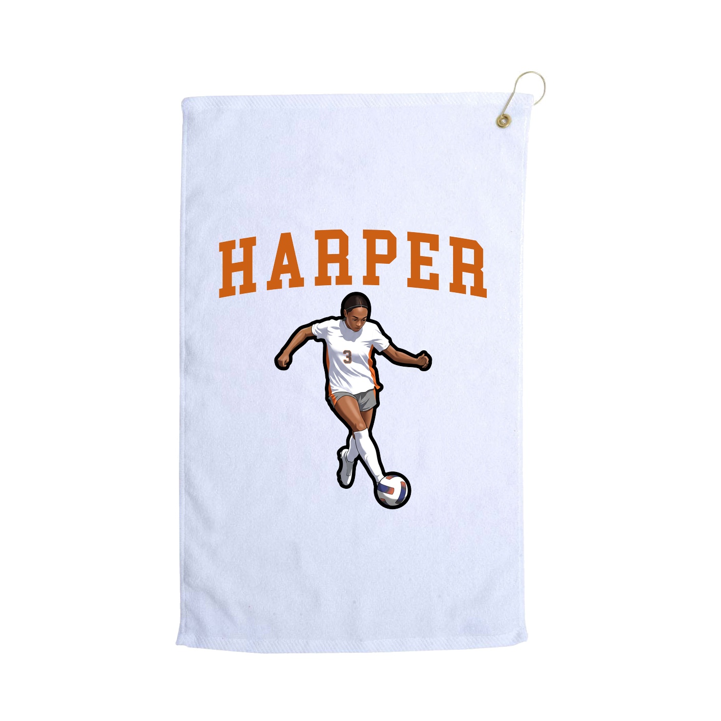 Golf Towel — Shirsey in White