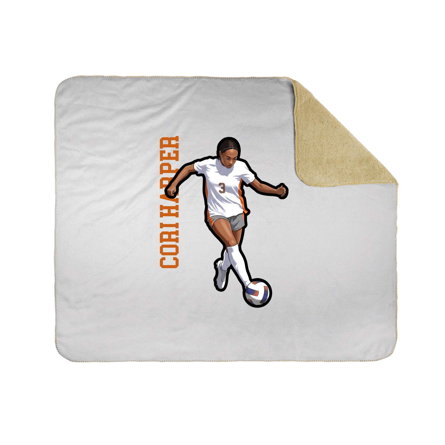 50x60 Sherpa Lined Throw Blanket
