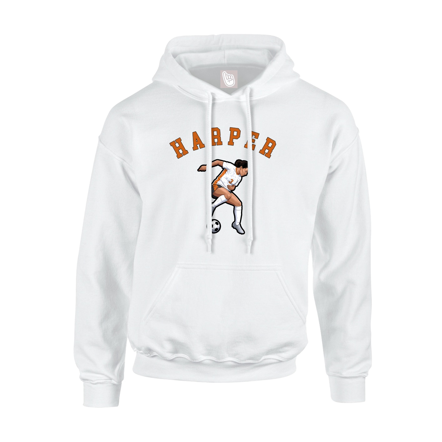 Hoodie — Shirsey Arch in White