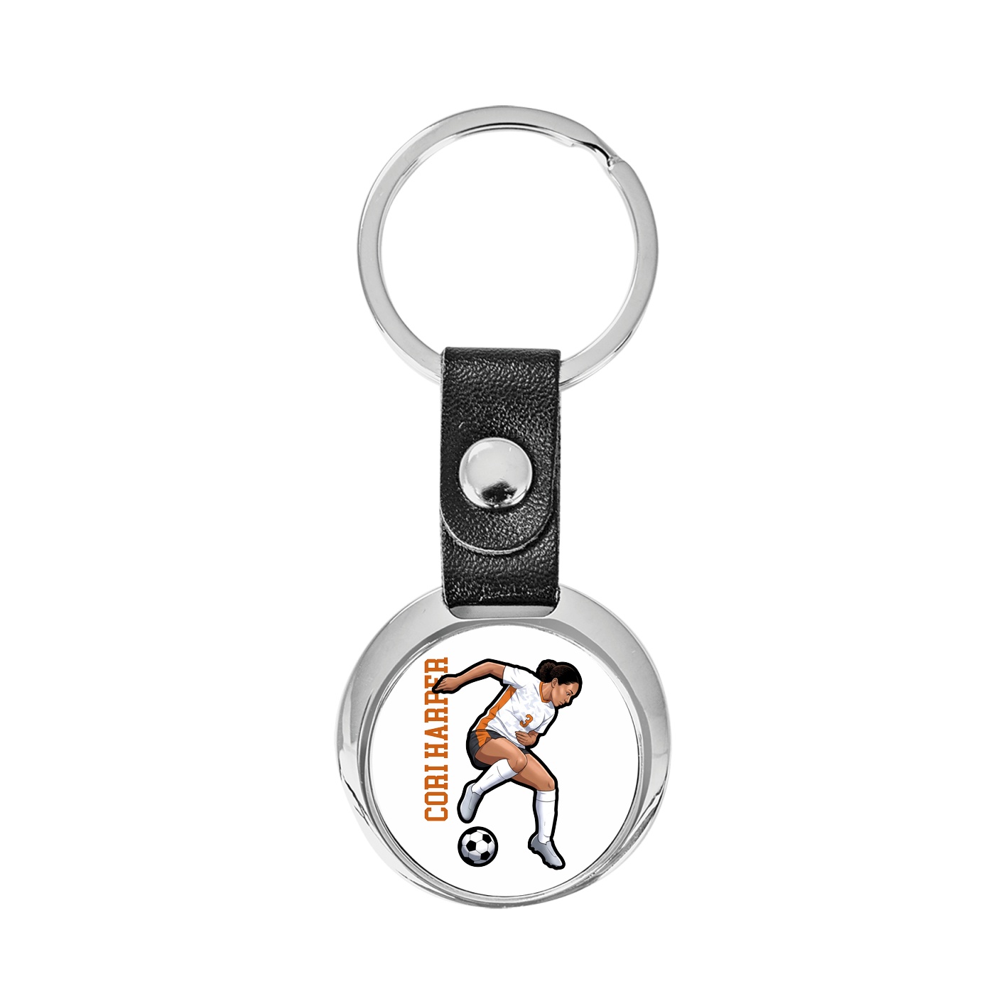 Key Chain — Name Vertical in Classic