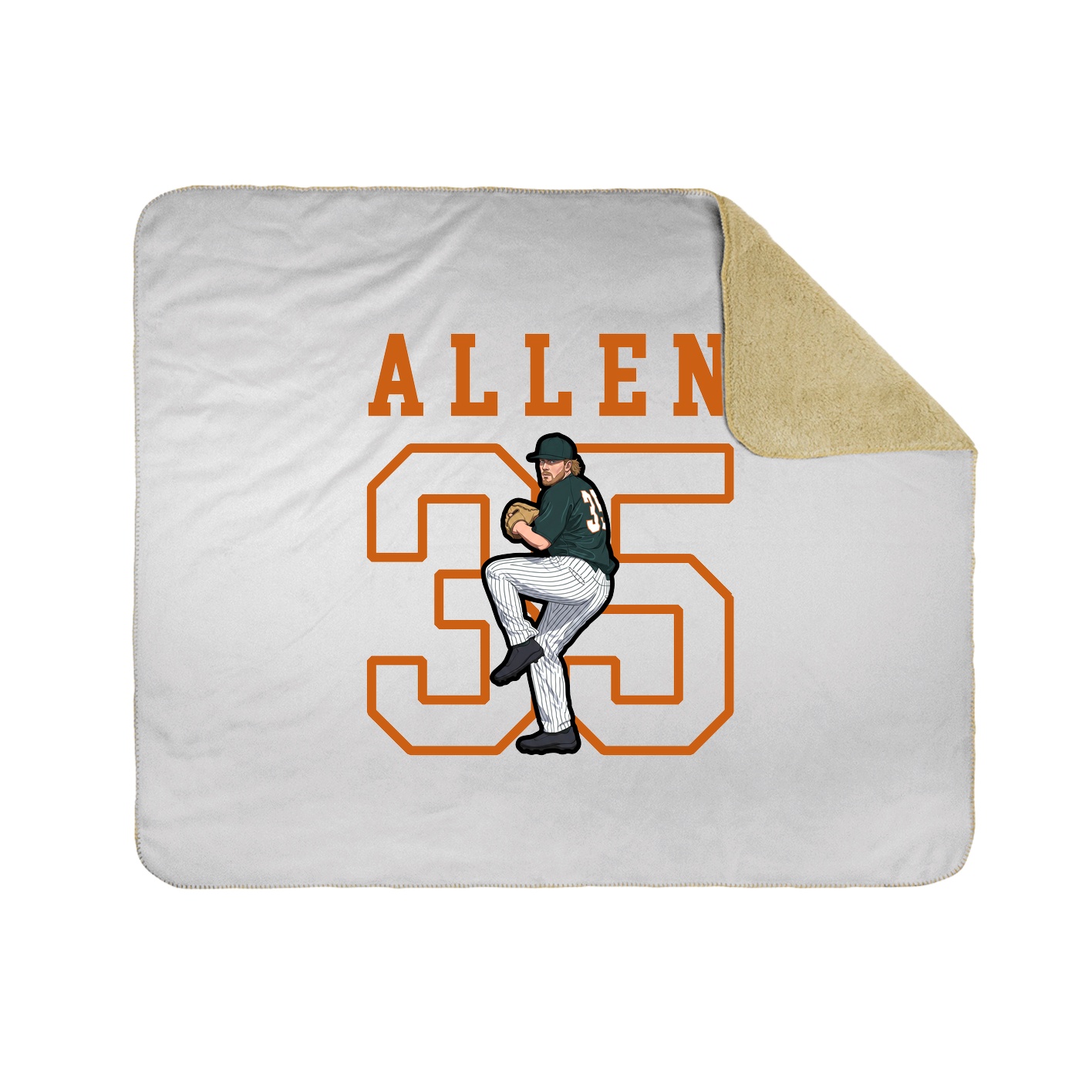 Throw Blanket — Shirsey in White