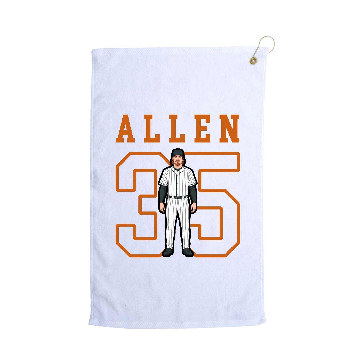 Golf Towel — Shirsey in White