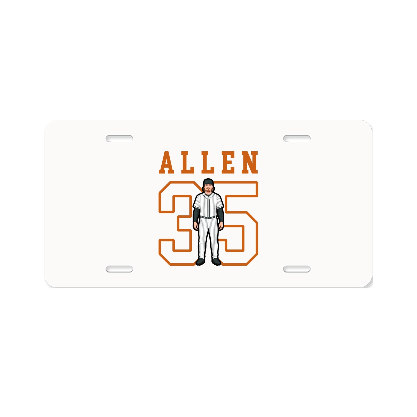 License Plate — Shirsey in Classic