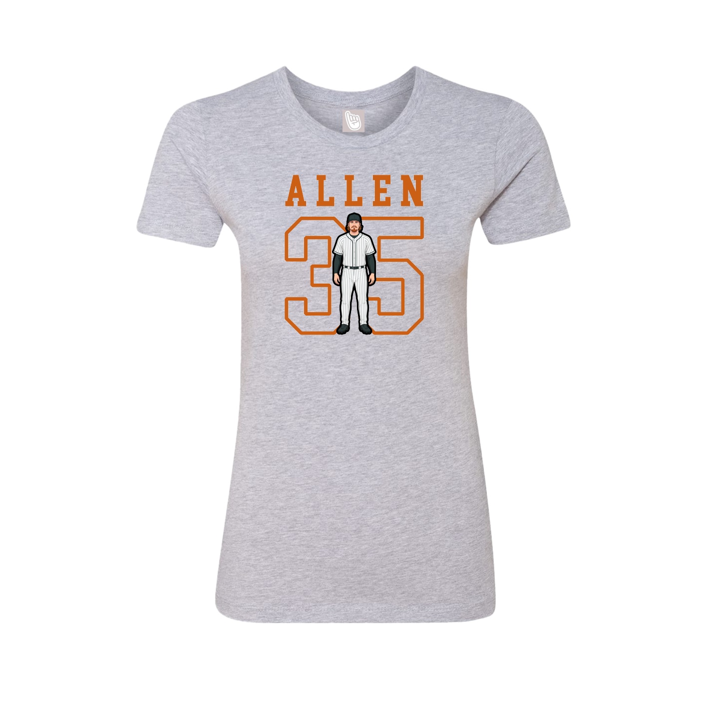 Fitted Women's Tee — Shirsey in Grey