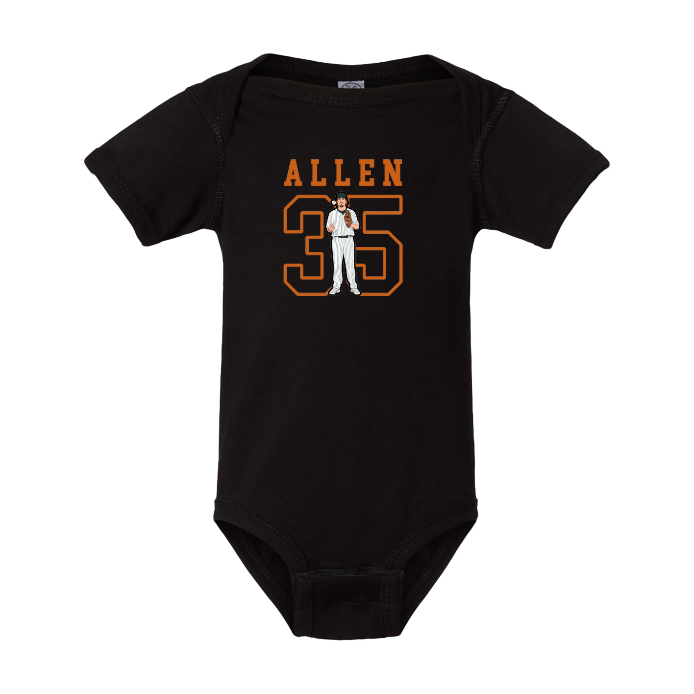 Baby Onesie — Shirsey in Black