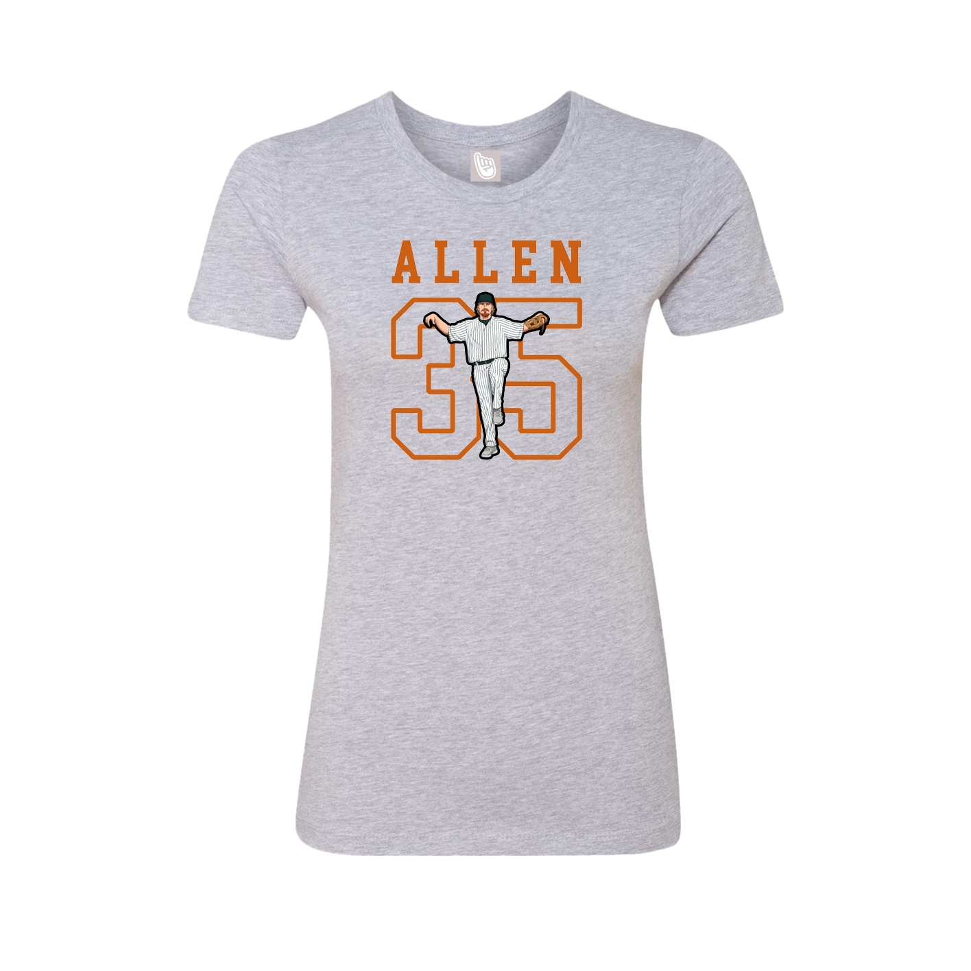 Fitted Women's Tee — Shirsey in Grey