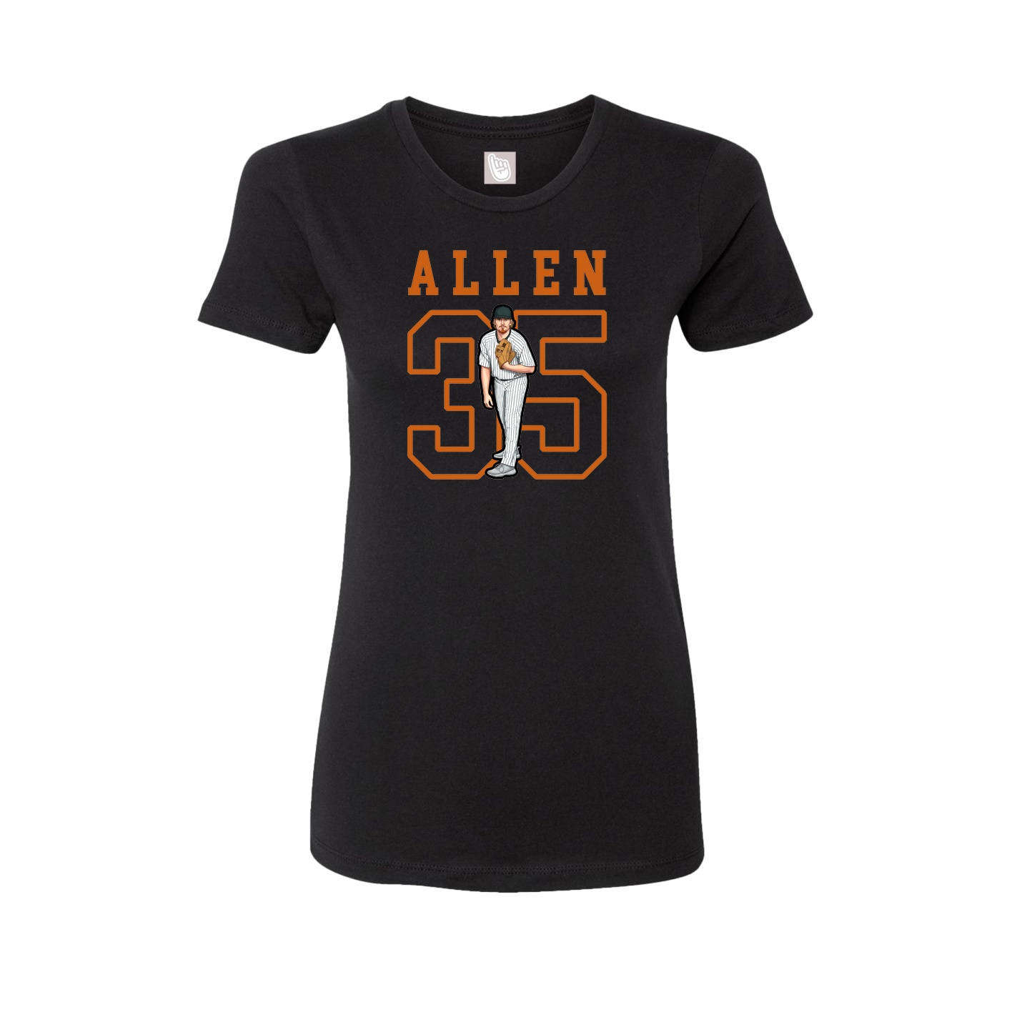 Fitted Women's Tee — Shirsey in Black