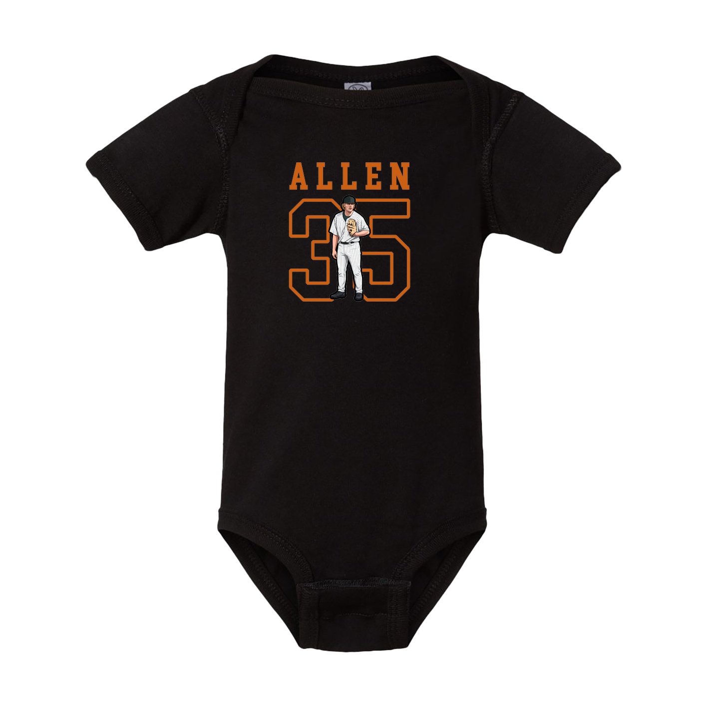 Baby Onesie — Shirsey in Black