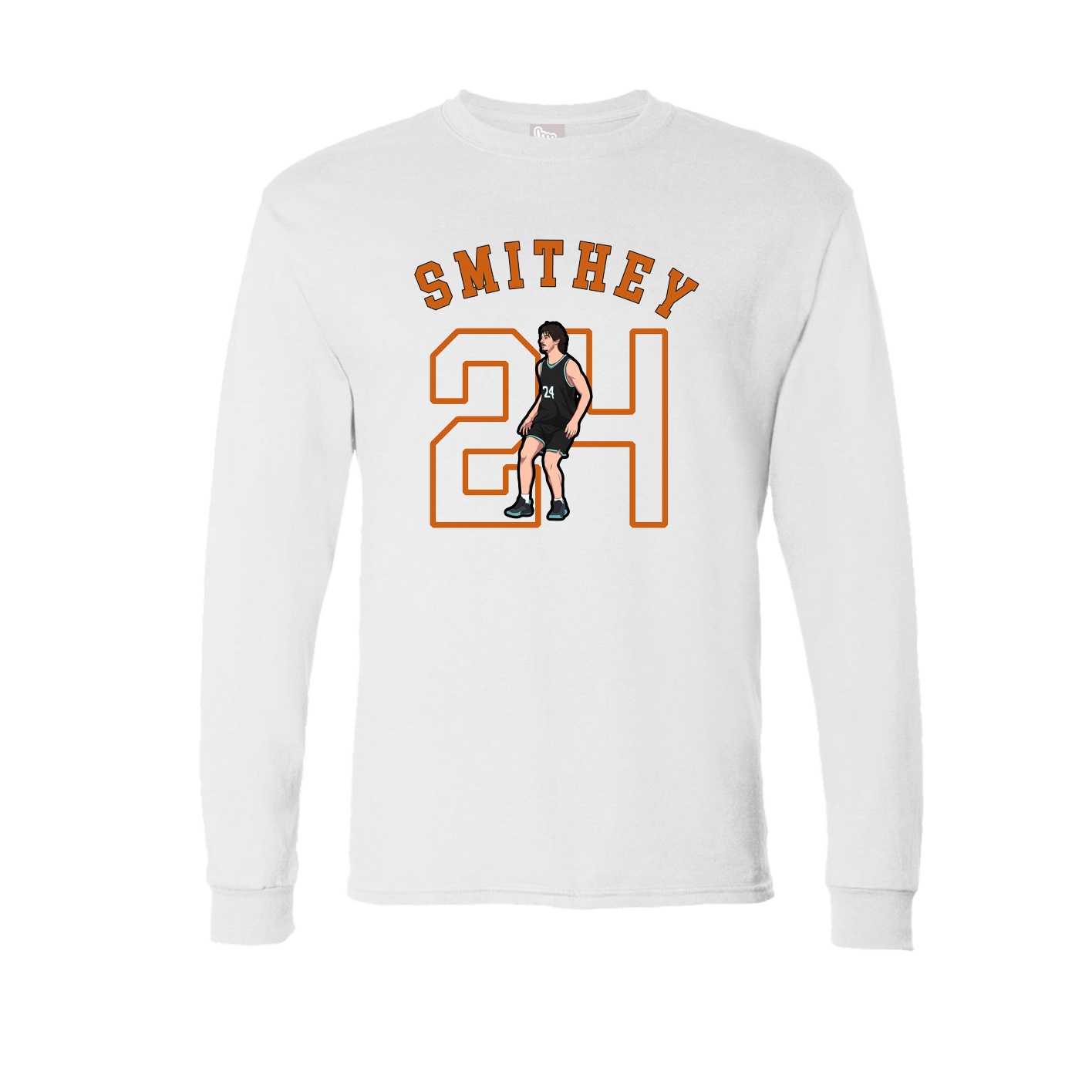 Long Sleeve Tee — Shirsey Arch in White