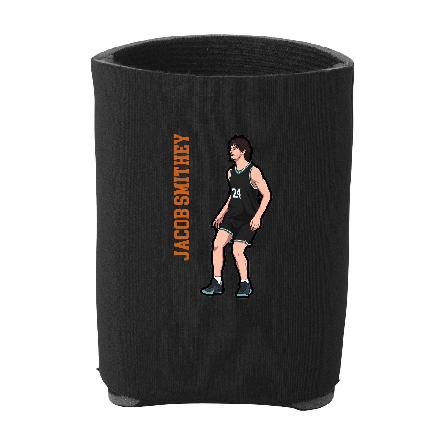 Can Holder — Name Vertical in Black