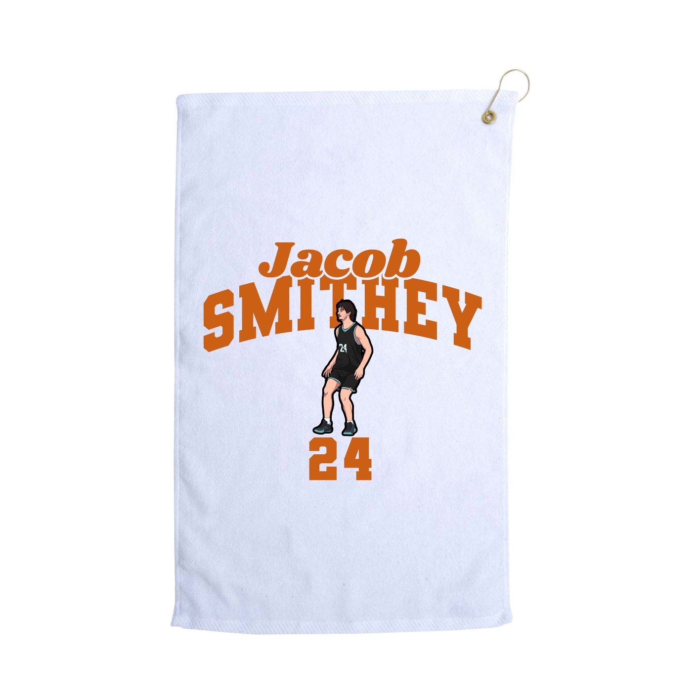 Golf Towel — Signature Arch in White