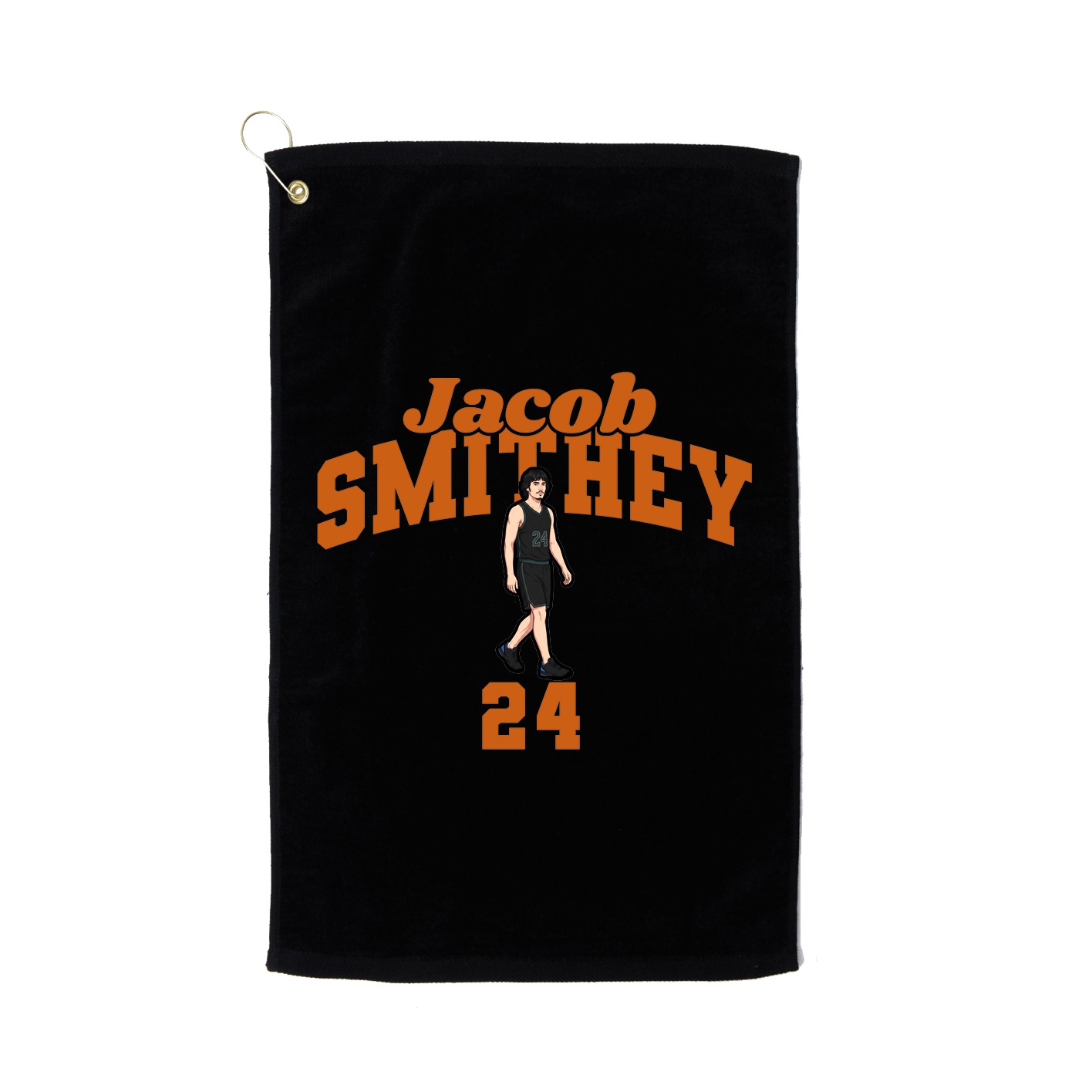 Golf Towel — Signature Arch in Black