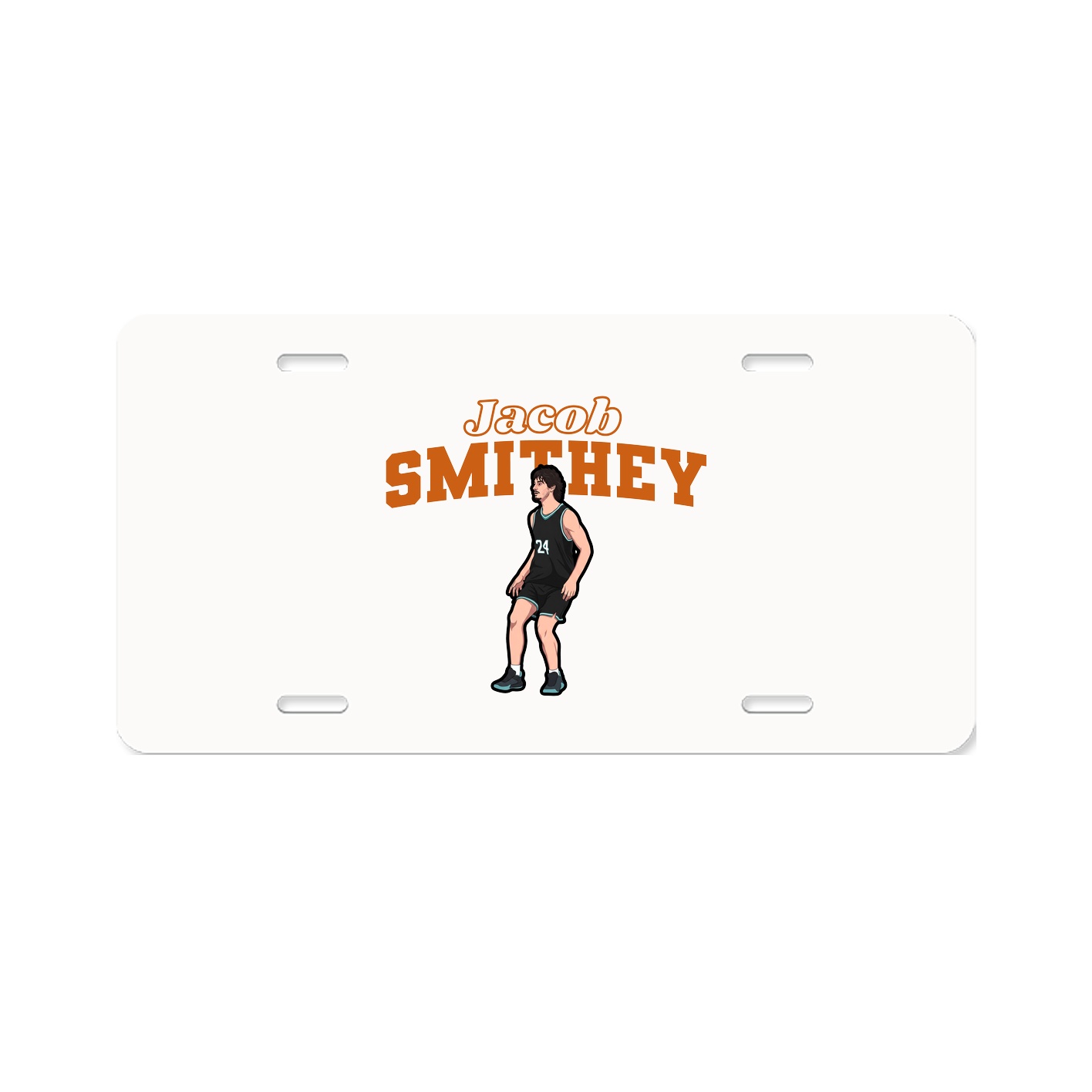 License Plate — Name Arch in Classic