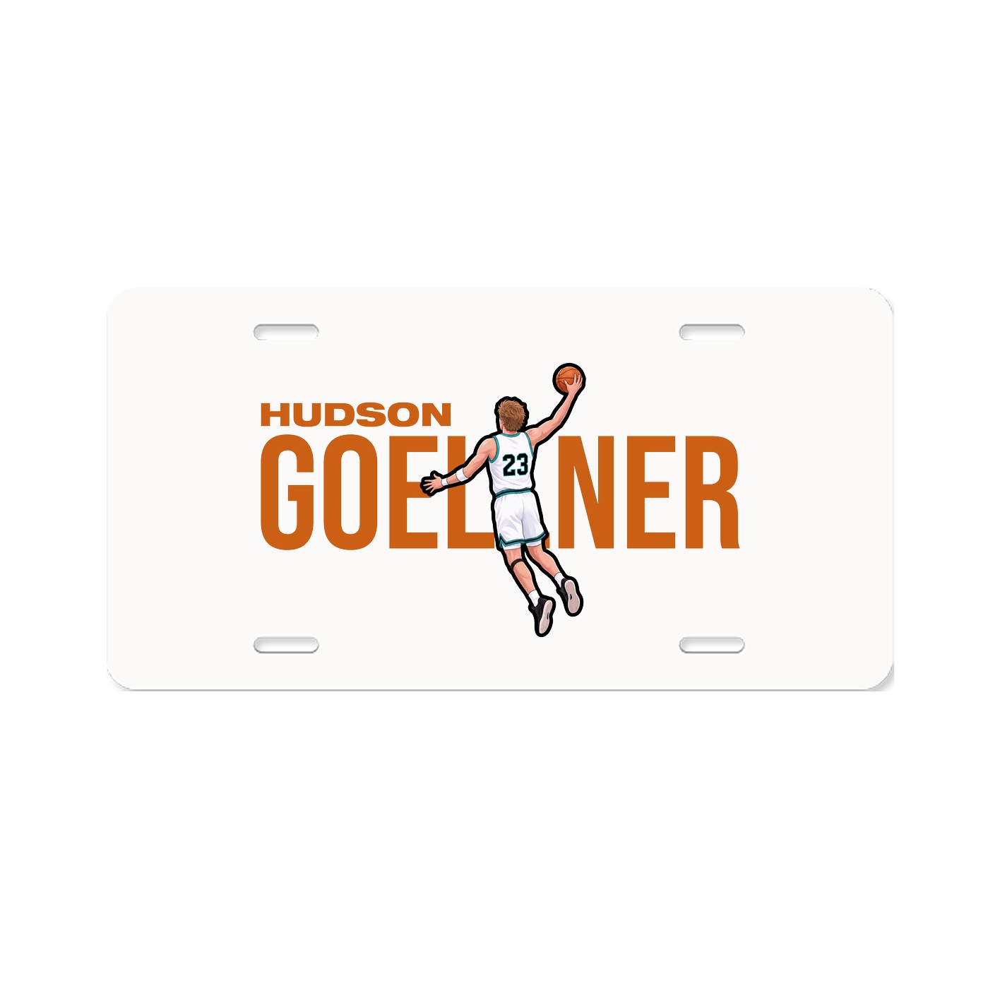 License Plate — Player Name in Classic