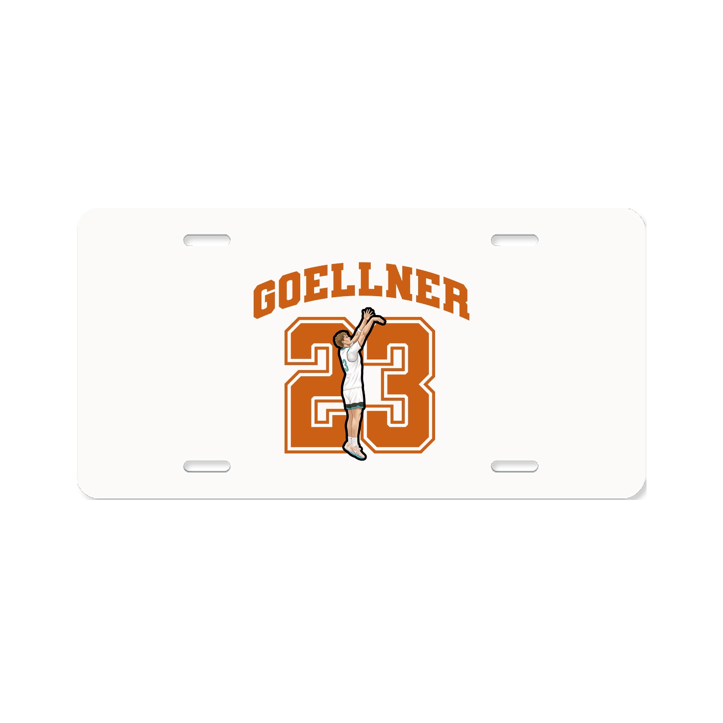 License Plate — Number in Classic