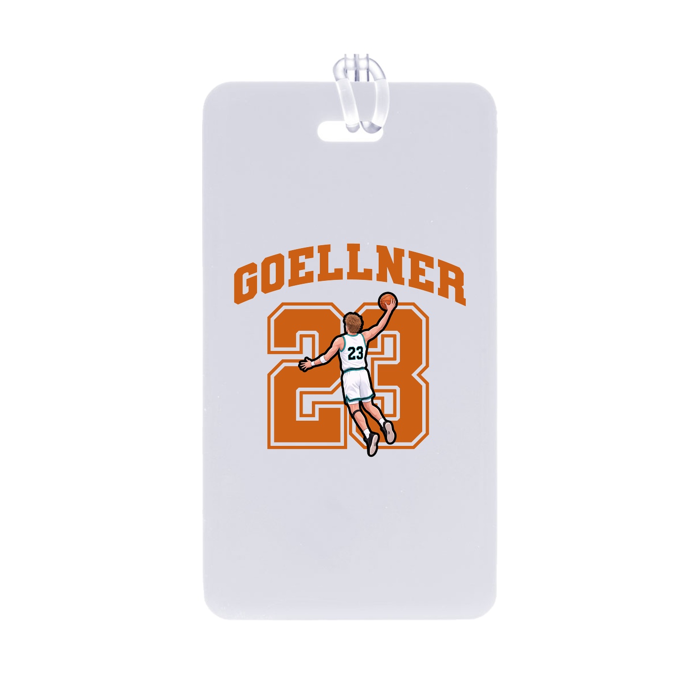 Bag Tag — Number in Classic