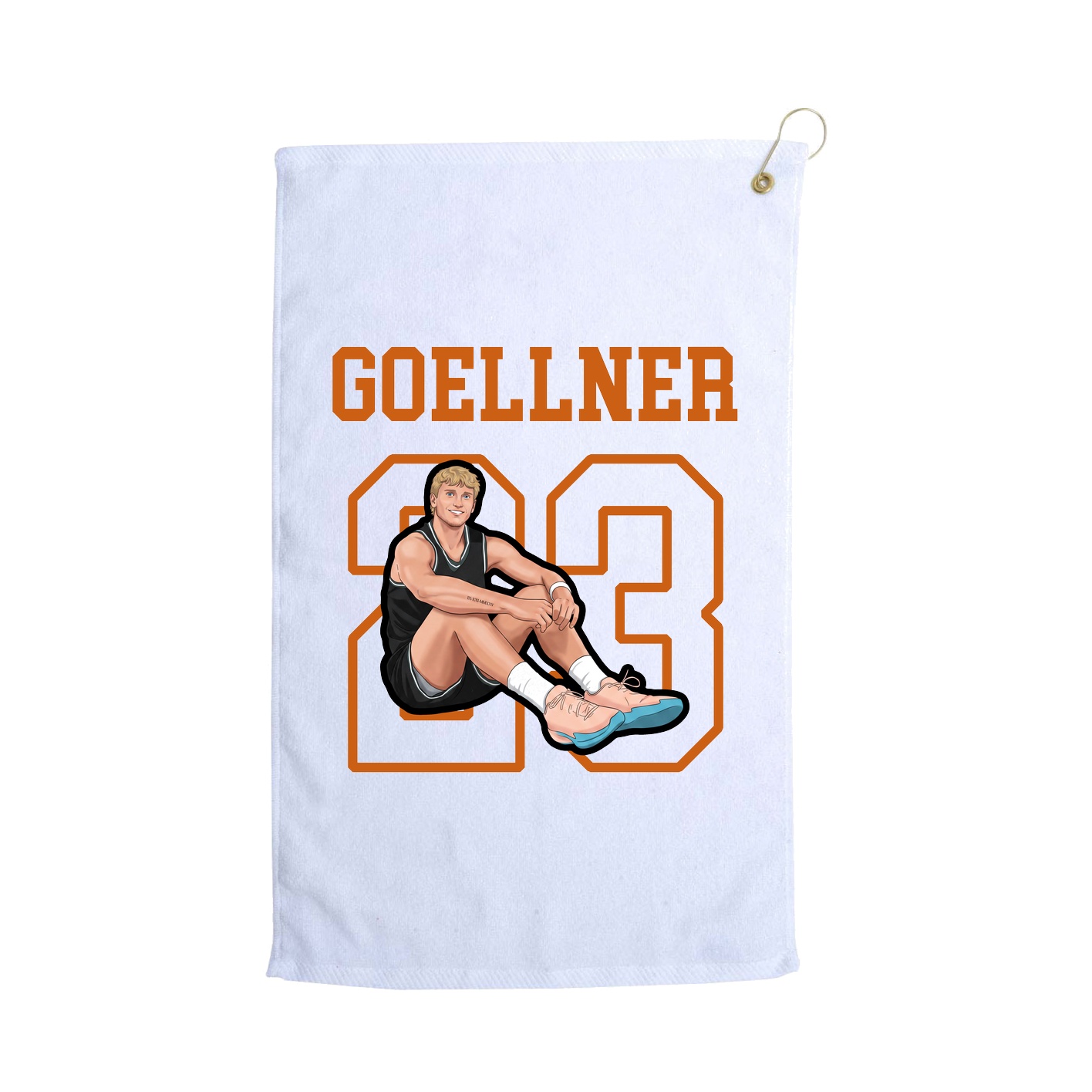 Golf Towel — Shirsey in White