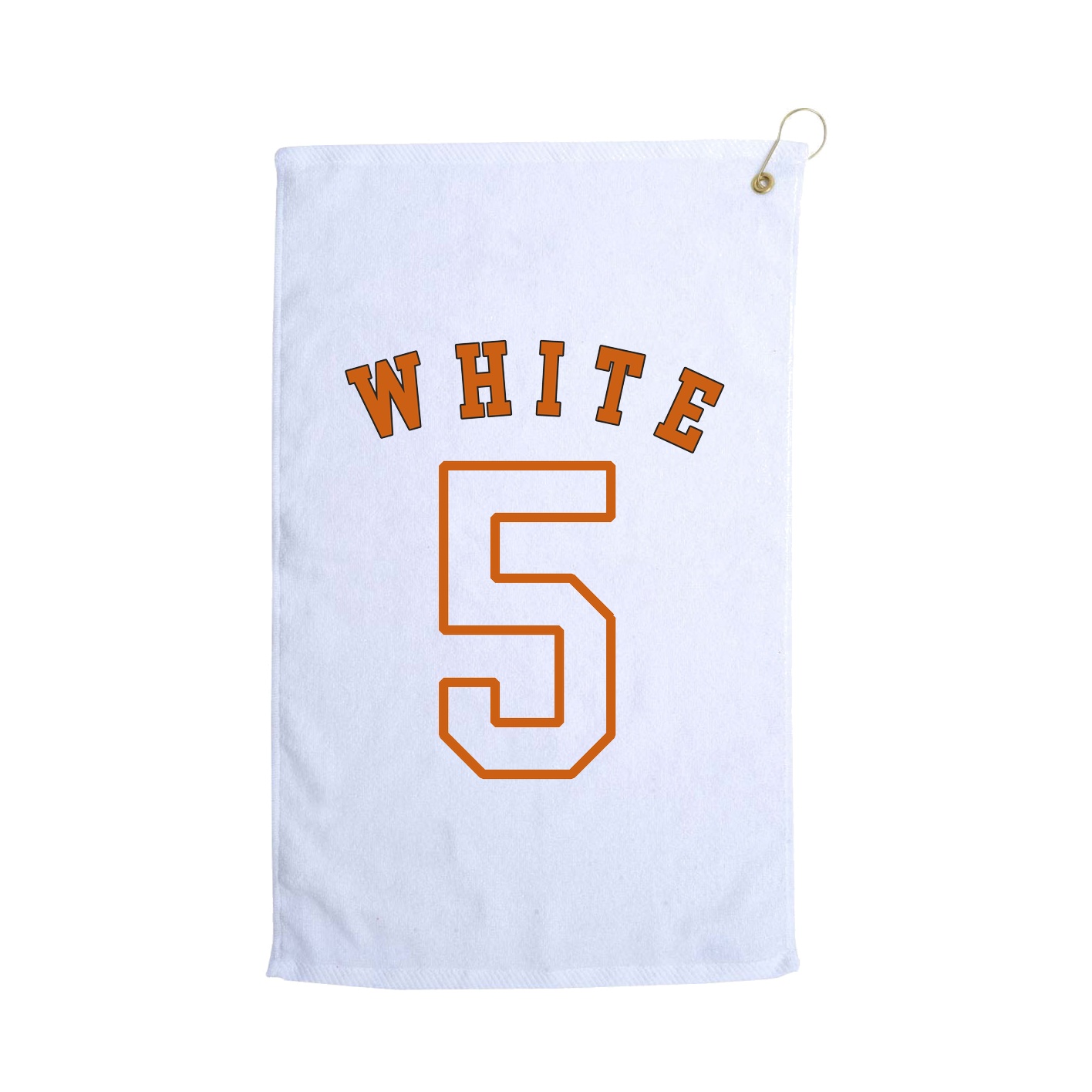 Golf Towel — Shirsey Arch in White