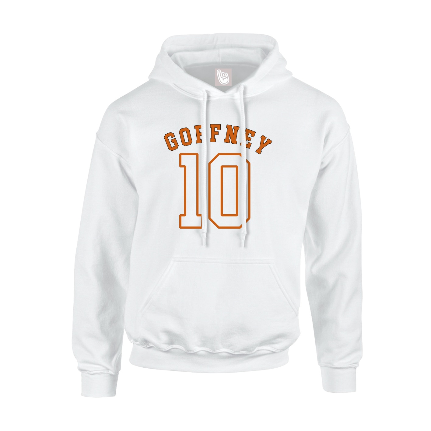 Youth Hoodie — Shirsey Arch in White