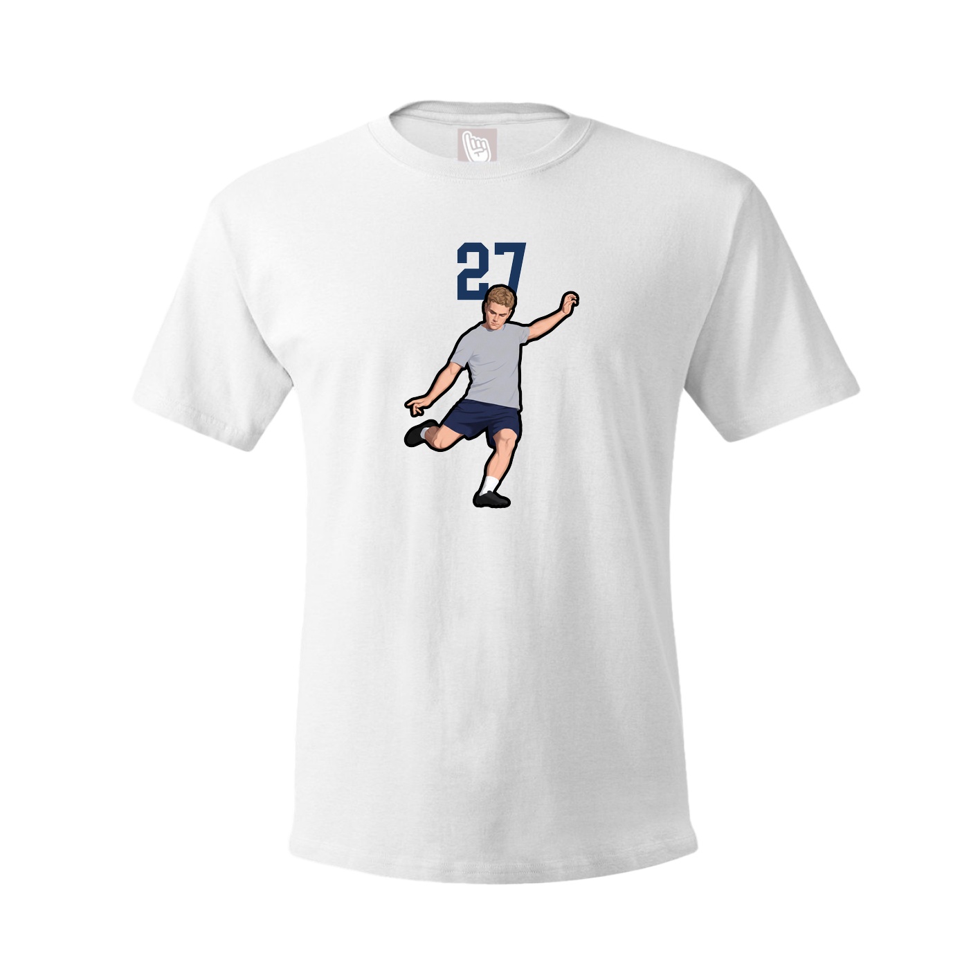 Tee — Number Top in White