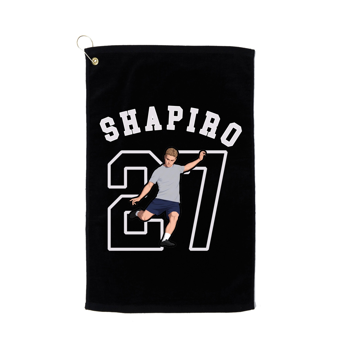 Golf Towel — Shirsey Arch in Black