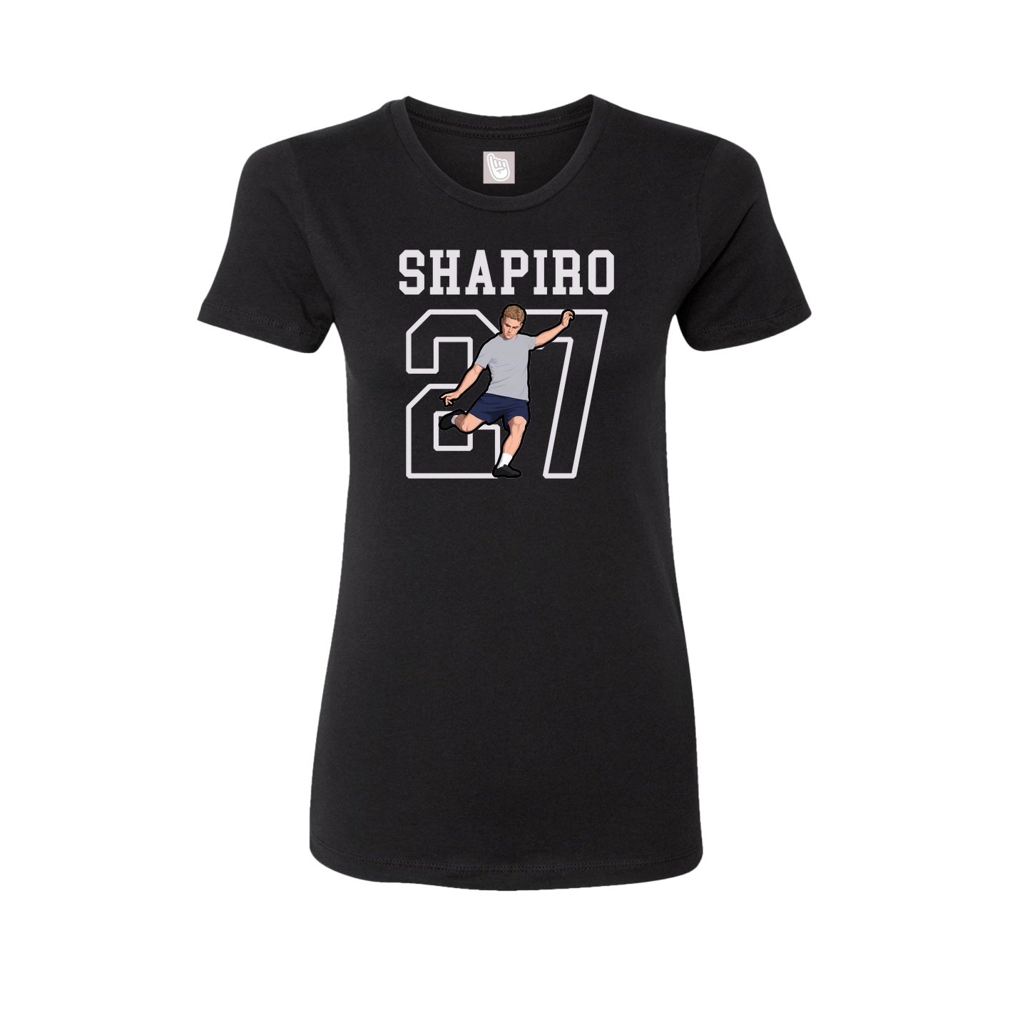 Fitted Women's Tee — Shirsey in Black