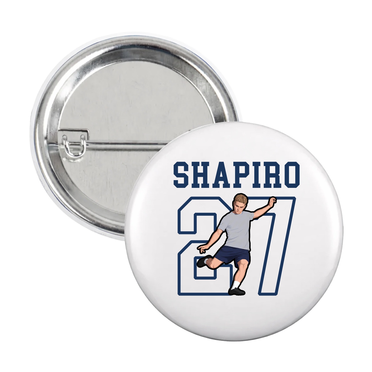Game Day Button — Shirsey in White