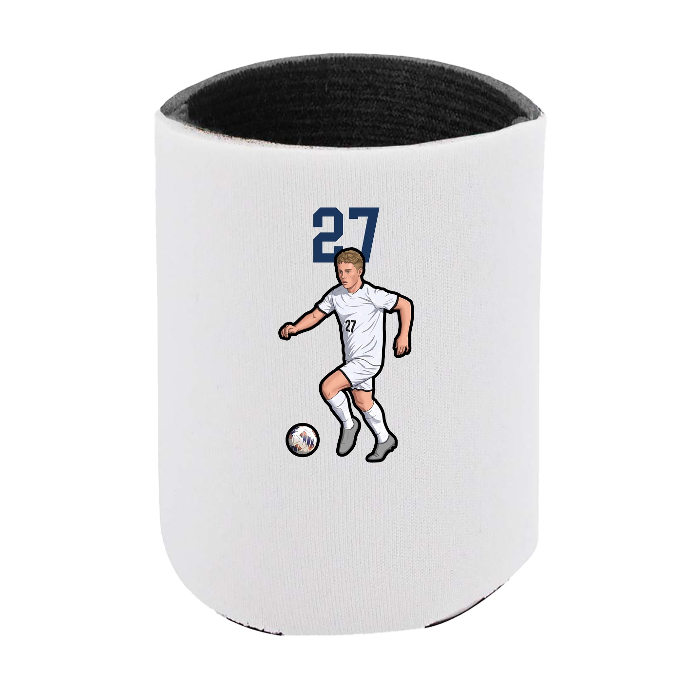 Can Holder — Number Top in White