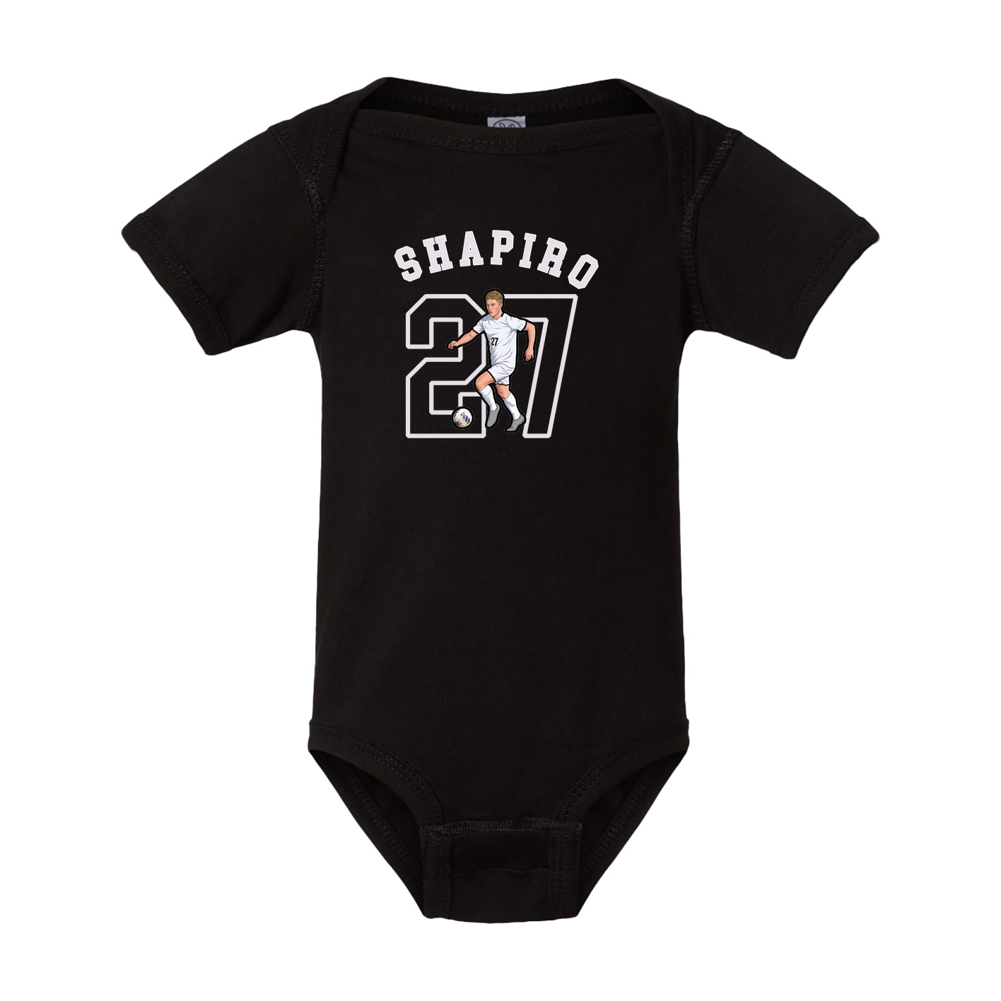 Baby Onesie — Shirsey Arch in Black