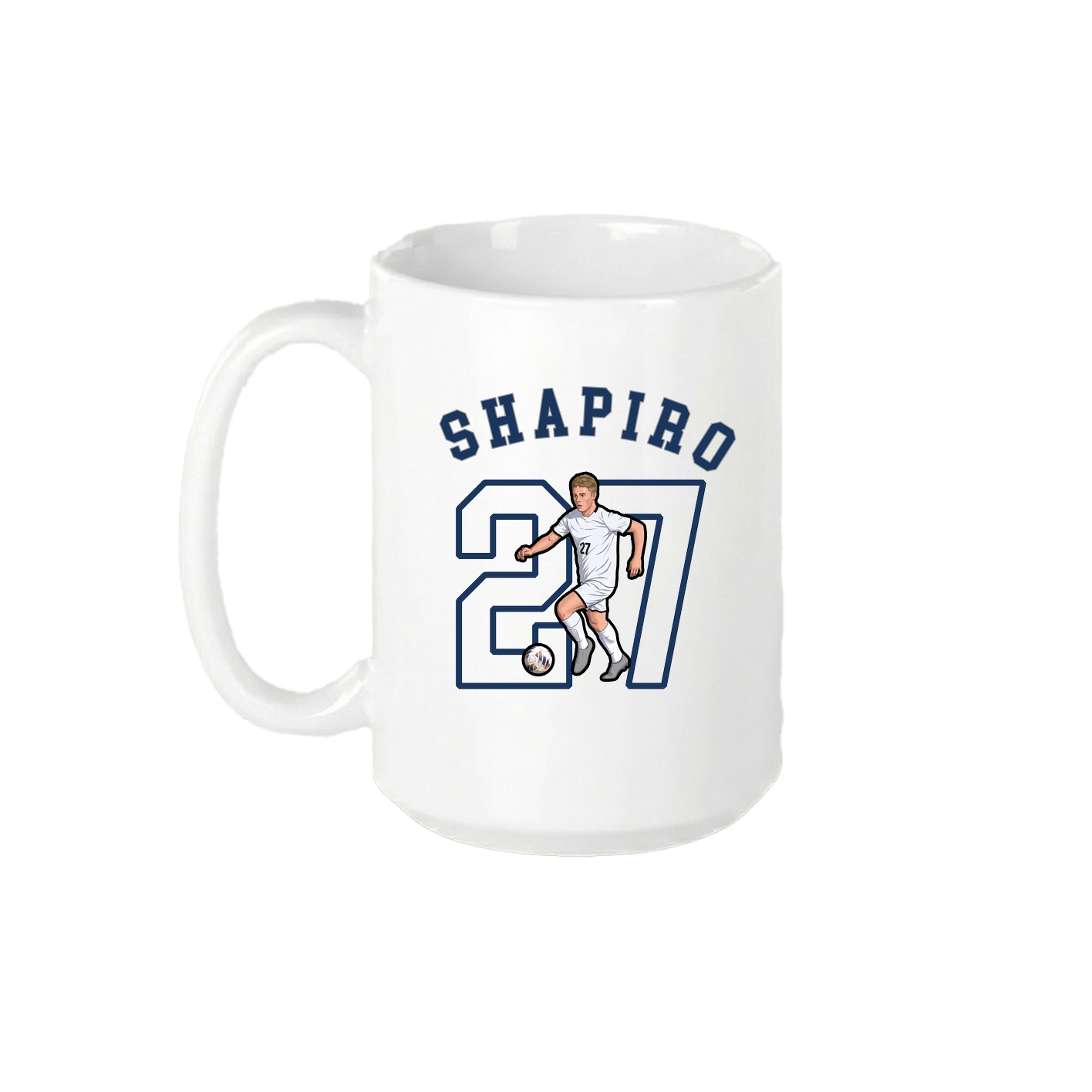 15oz Coffee Mug — Shirsey Arch in White