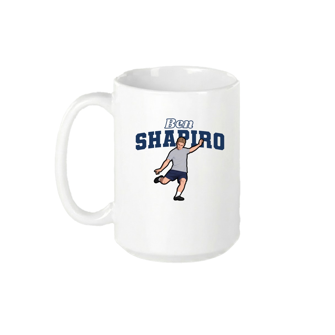 15oz Coffee Mug — Name Arch in White