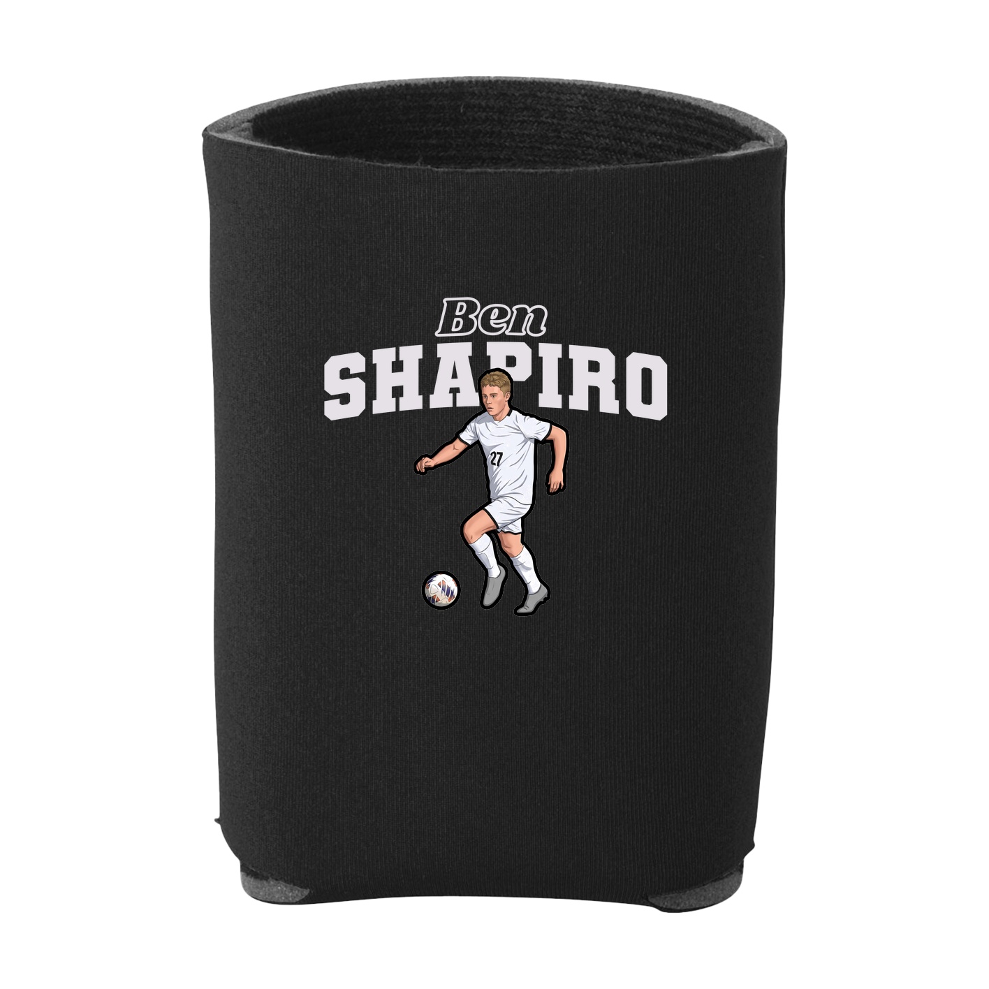 Can Holder — Name Arch in Black