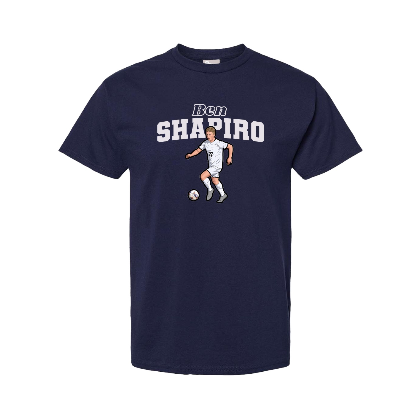 Tee — Name Arch in Navy