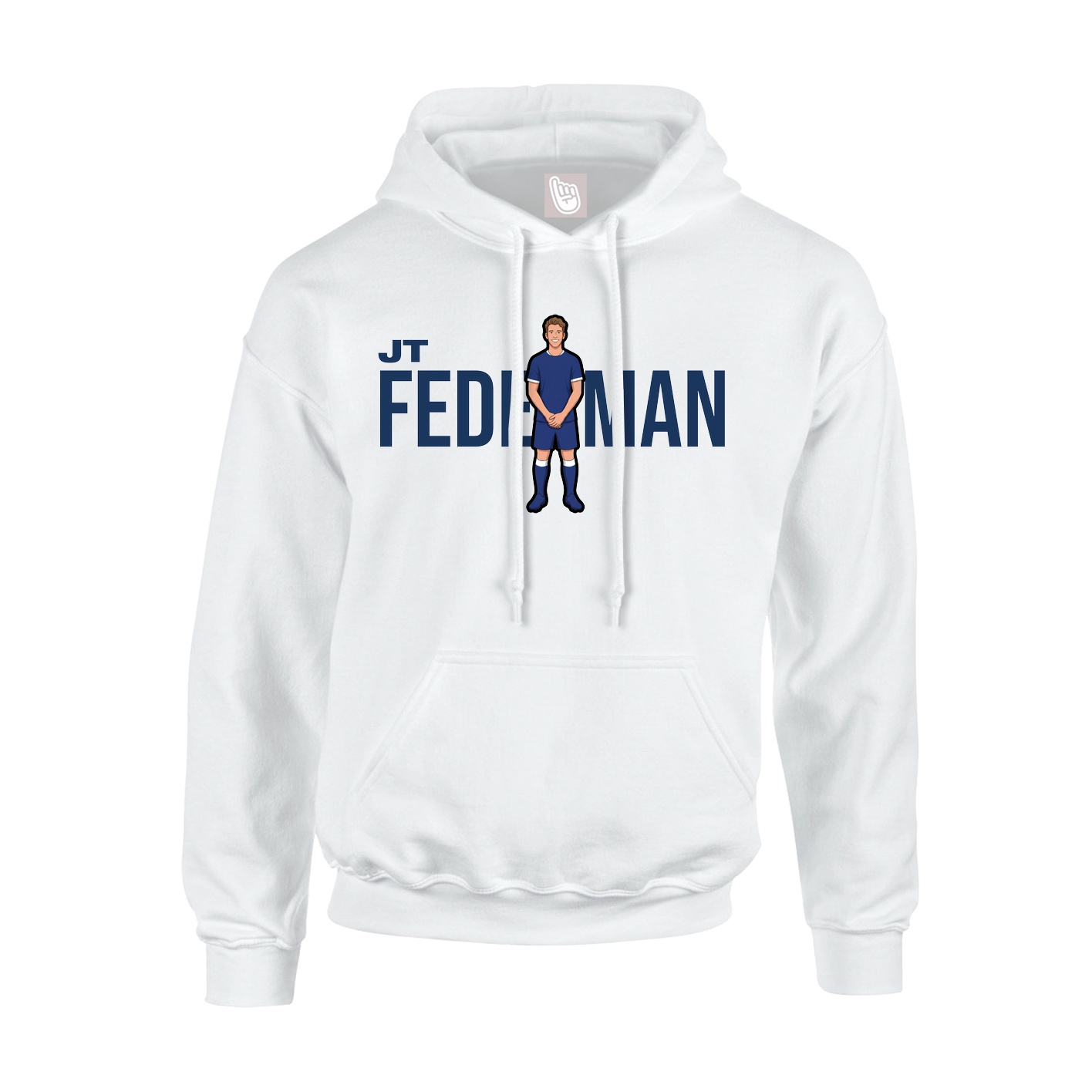 Hoodie — Player Name in White