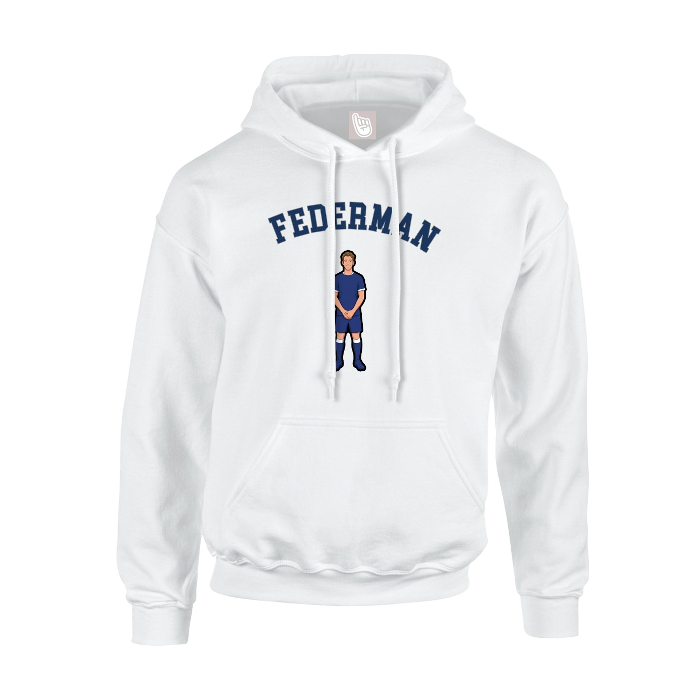 Hoodie — Shirsey Arch in White
