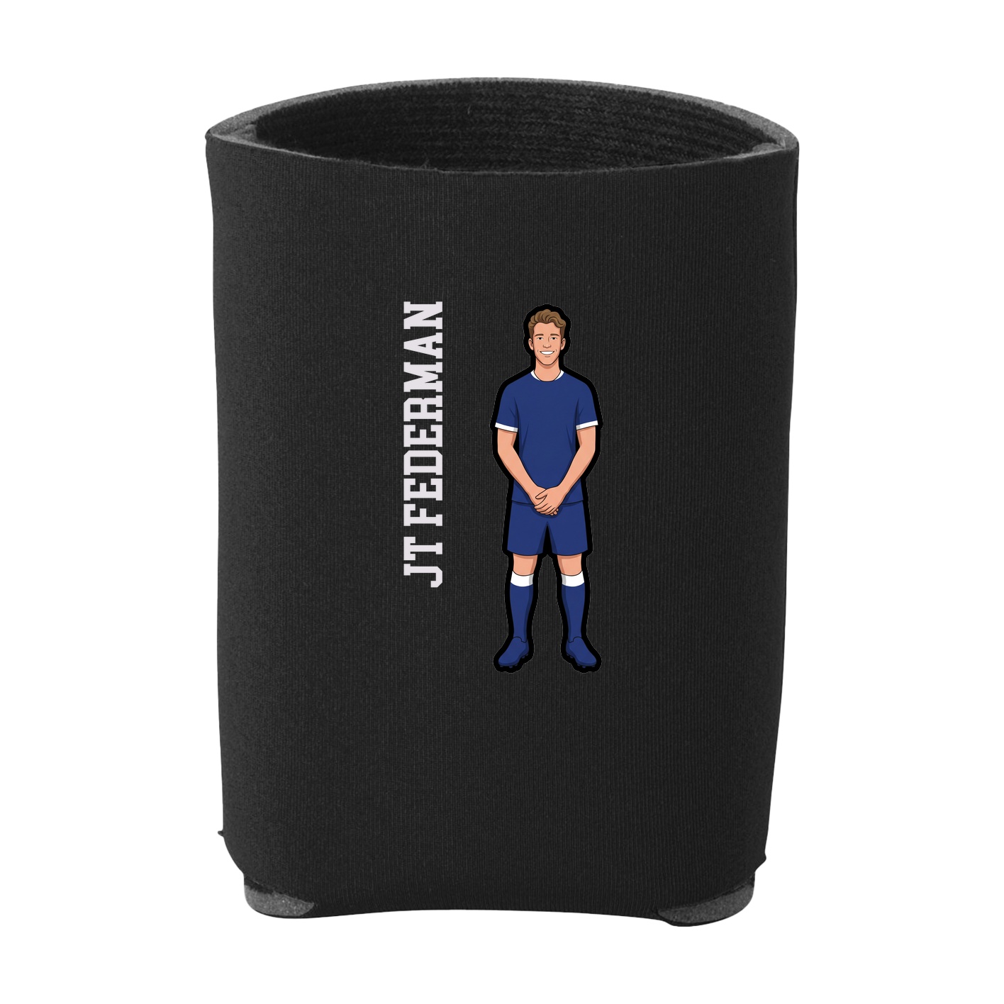 Can Holder — Name Vertical in Black