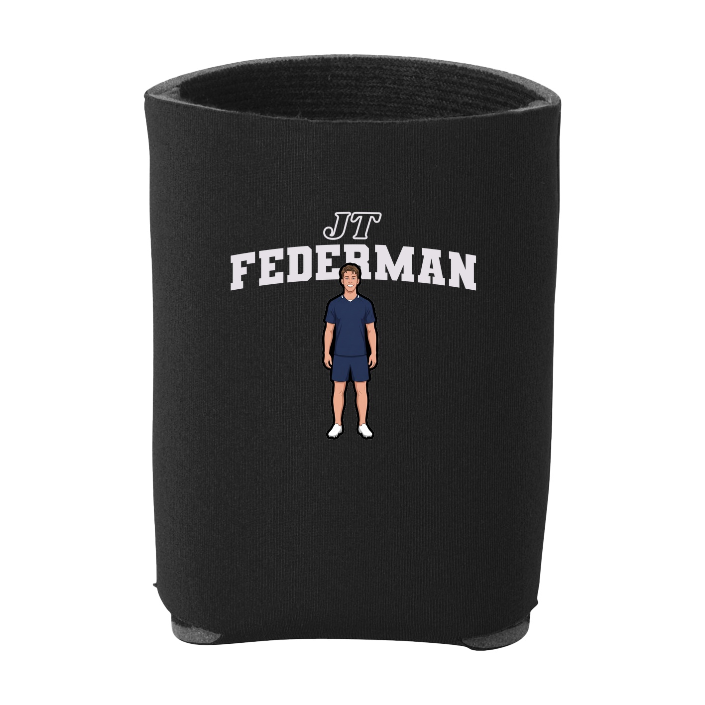 Can Holder — Name Arch in Black