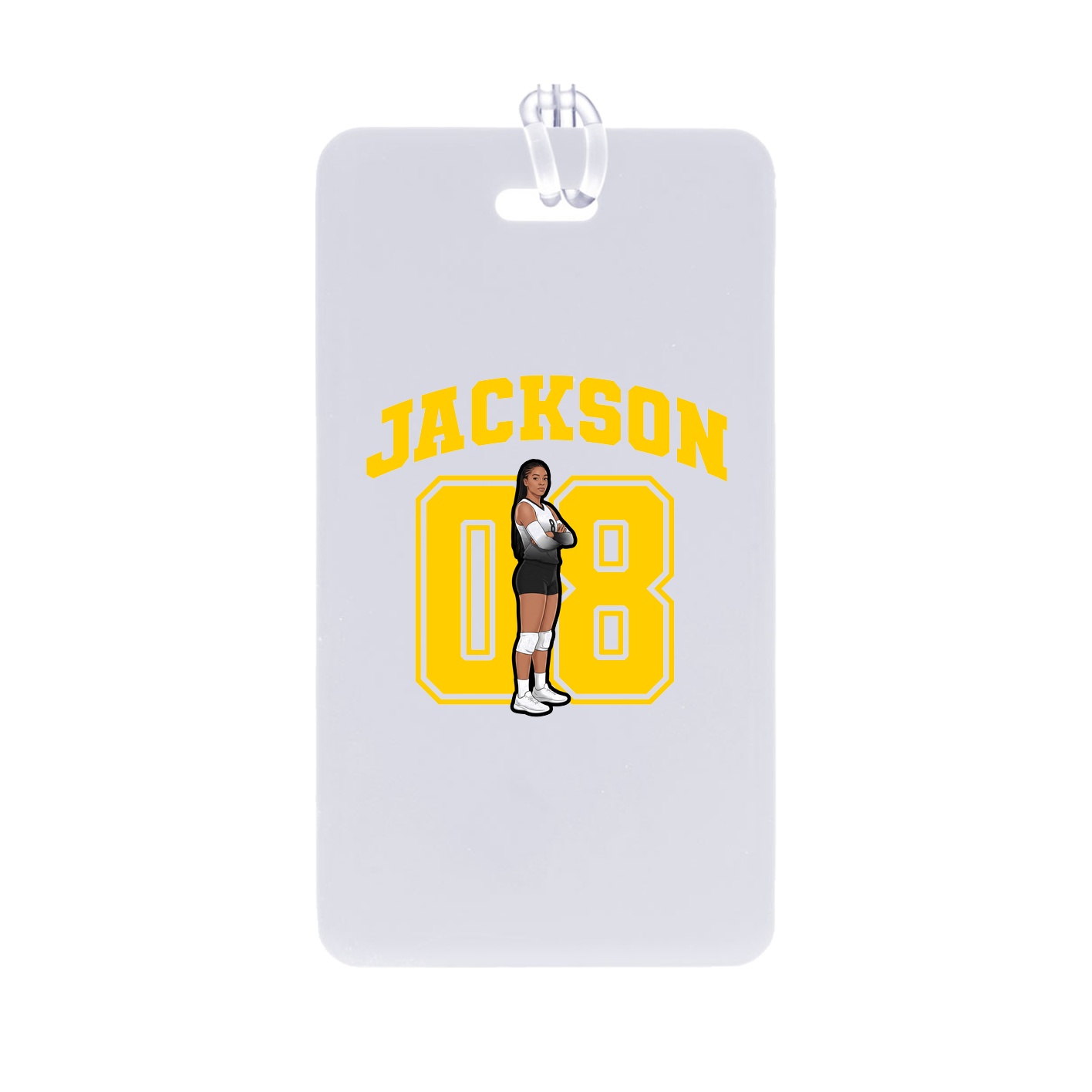 Bag Tag — Number in Classic