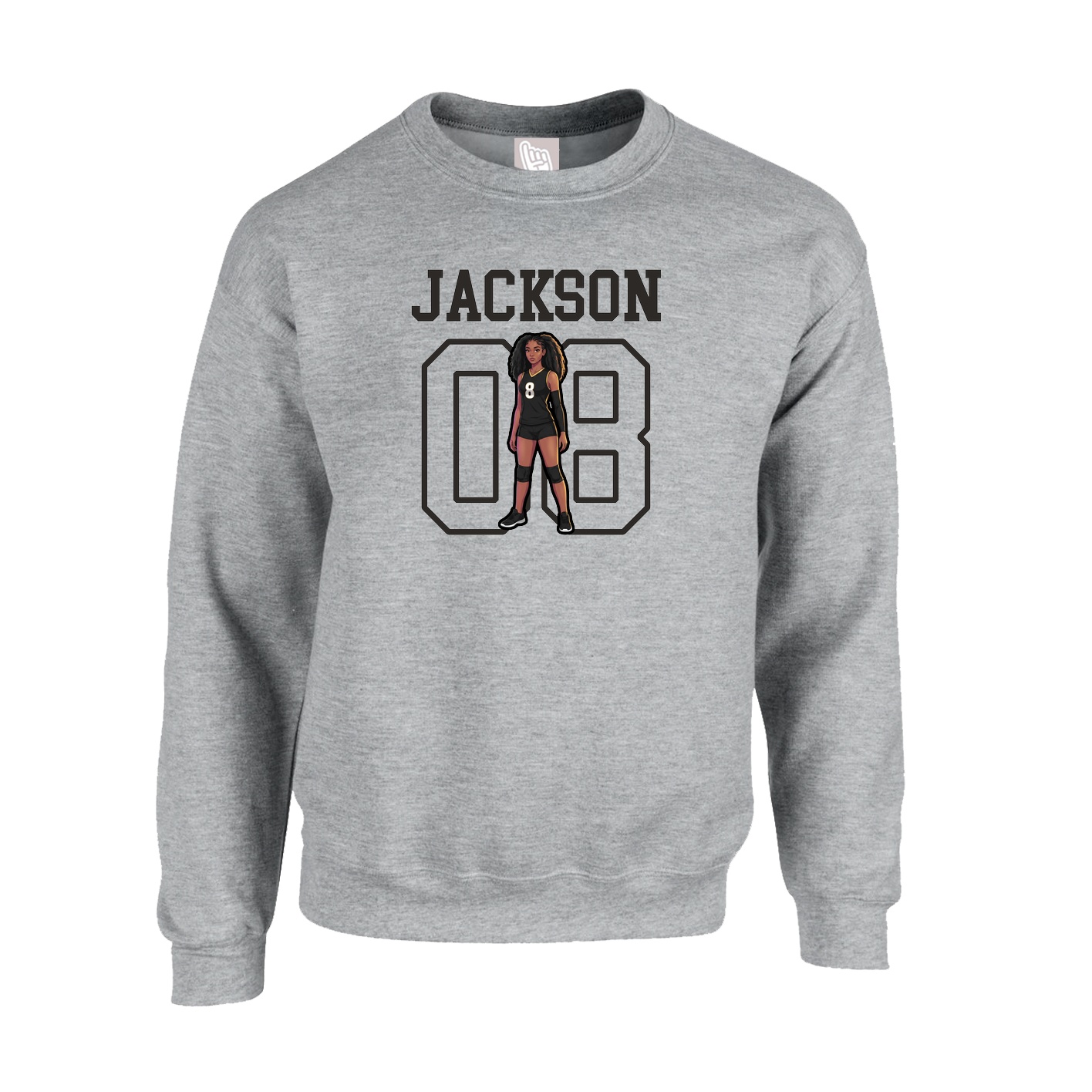 Fleece Crew — Shirsey in Grey