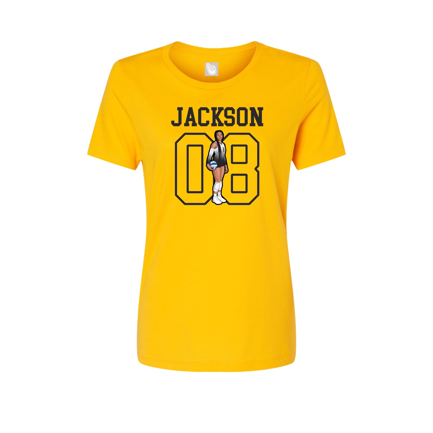 Fitted Women's Tee — Shirsey in Gold