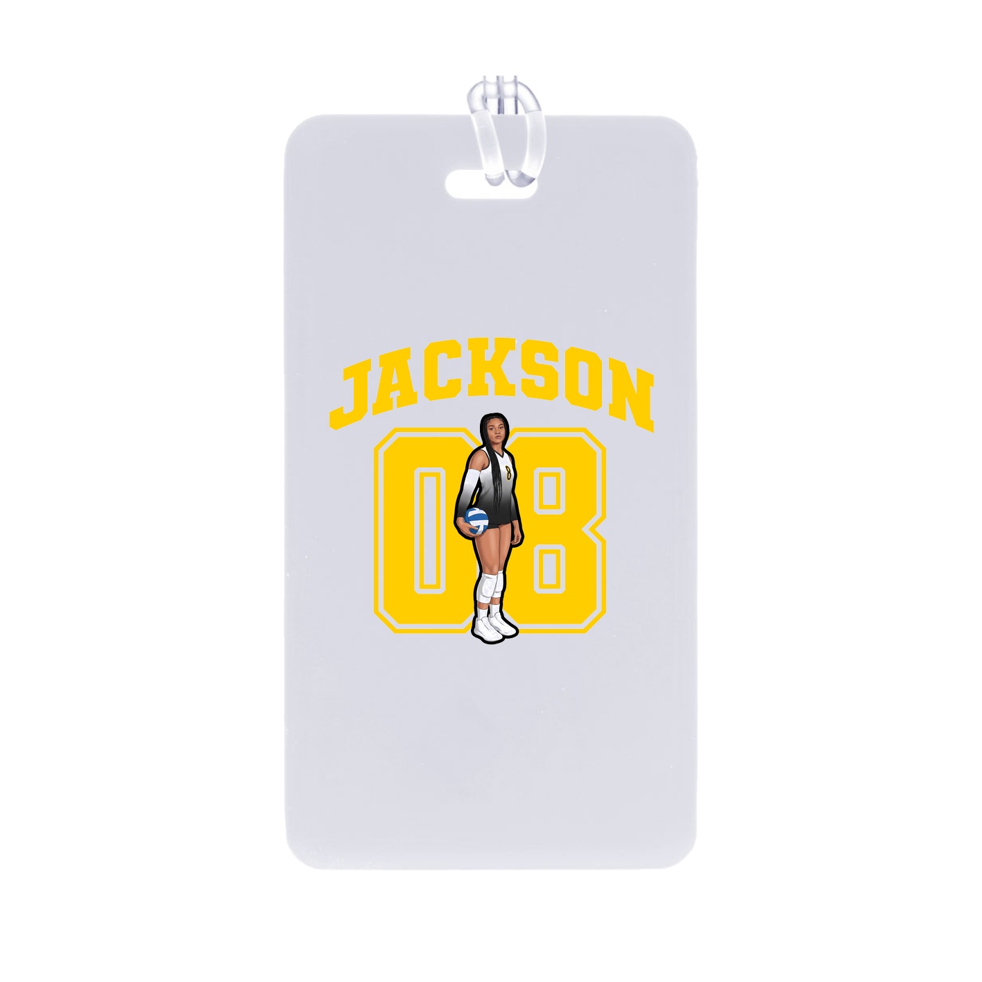 Bag Tag — Number in Classic