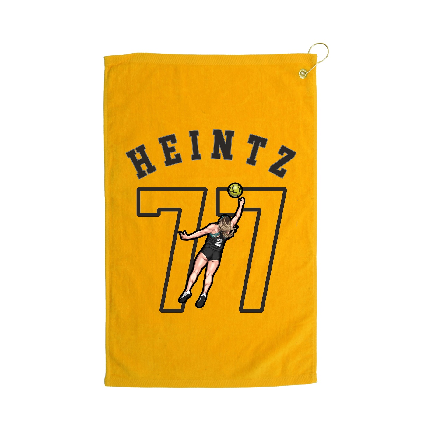 Golf Towel — Shirsey Arch in Gold