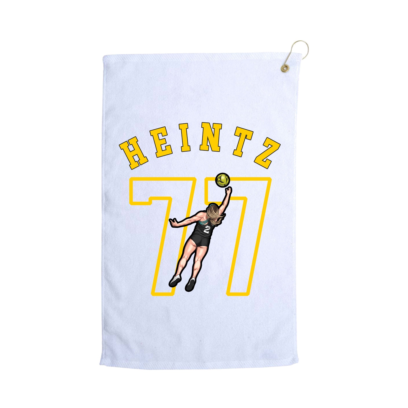 Golf Towel — Shirsey Arch in White