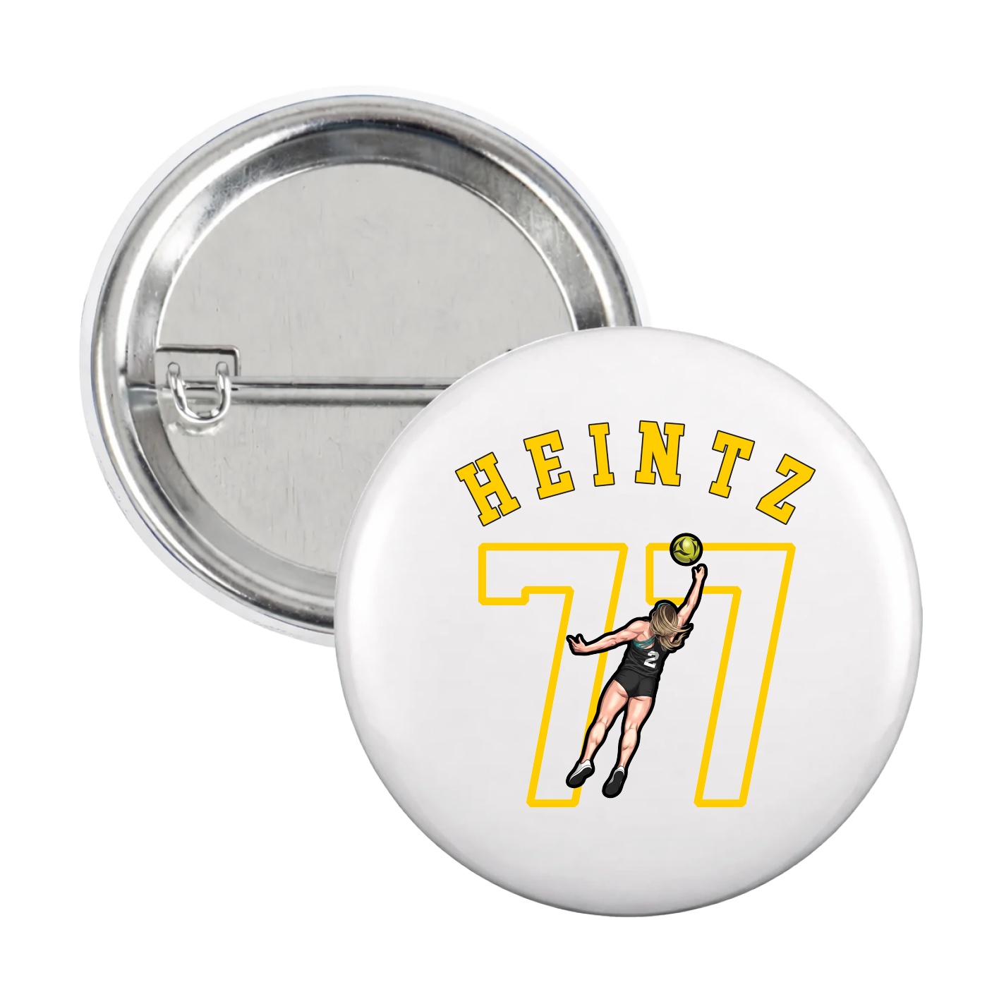Game Day Button — Shirsey Arch in White