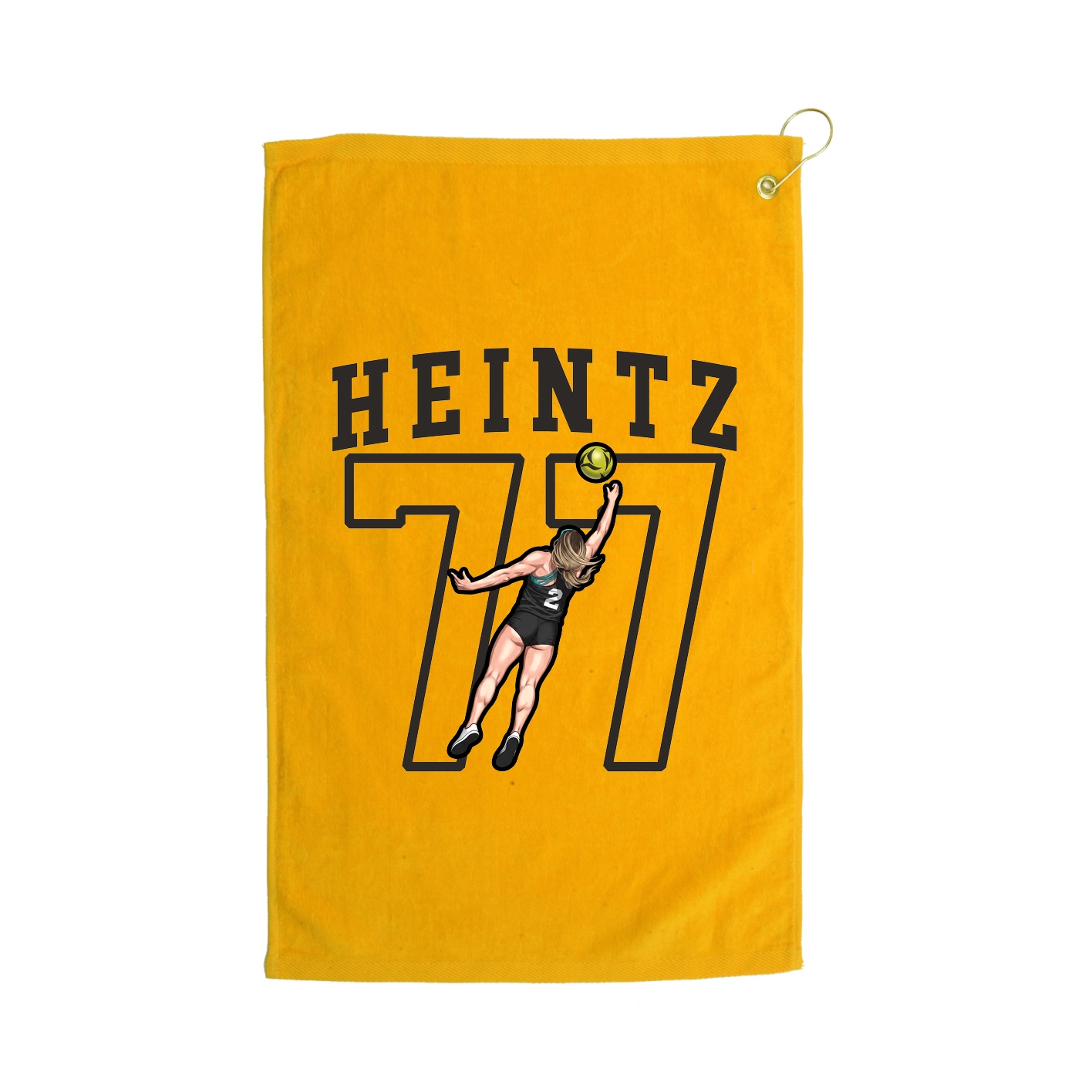 Golf Towel — Shirsey in Gold