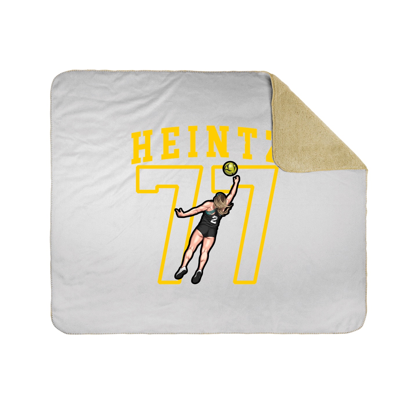 Throw Blanket — Shirsey in White