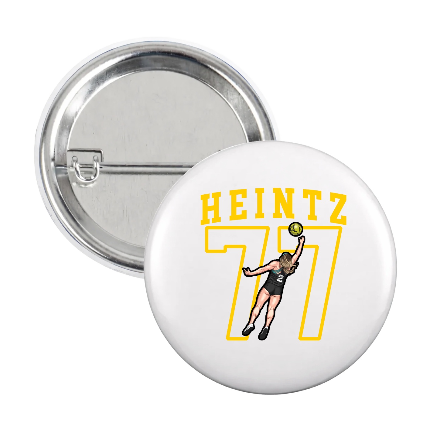Game Day Button — Shirsey in White