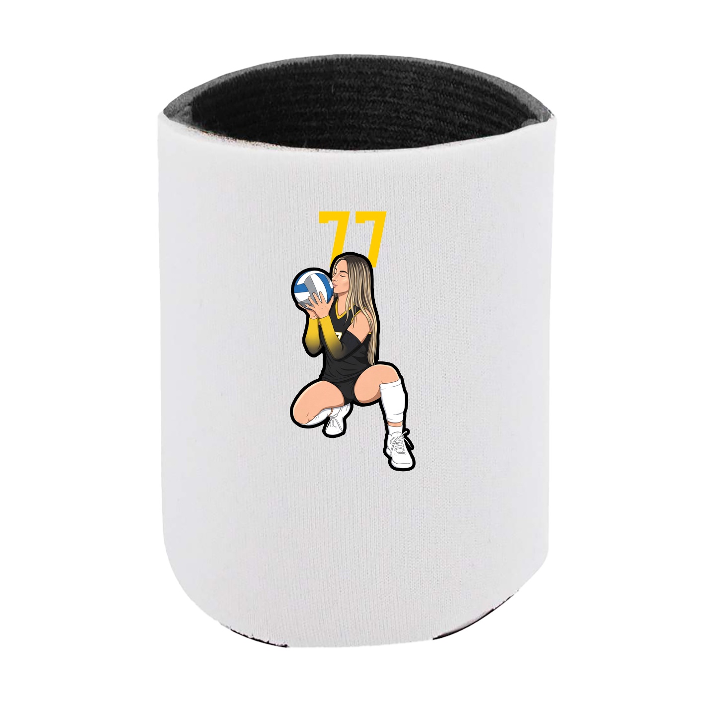 Can Holder — Number Top in White